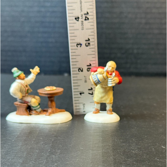 Dept 56 AT THE OCTOBERFEST Set of 3 Alpine Christmas Village Accessory 56302 - Picture 14 of 14